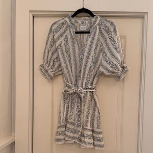 Saylor cotton floral minidress